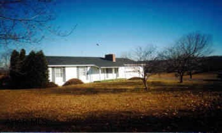 Ranch with full basement, 2 car garage, 1 acre lot. One level living.  Spacious Ranch with fireplace, nice screened porch, level lot, full basement, convenient location, easy commute to PA tpk and Route I-99.