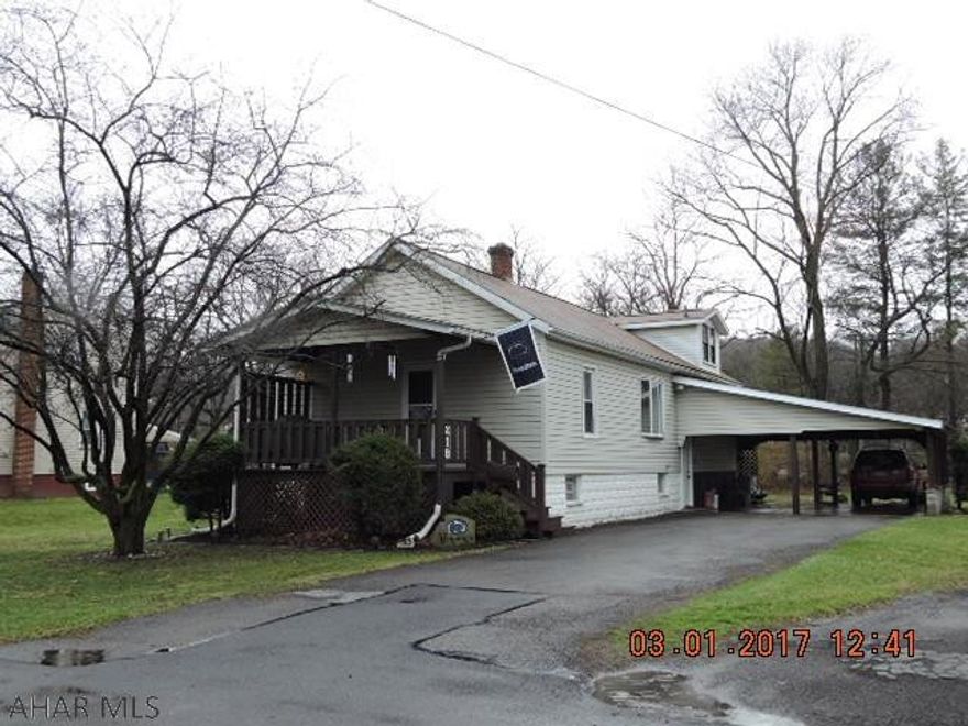 Sweet 1 story home on large lot in Llyswen.  Updated mechanics and renovated kitchen and bath.  Big 2-car carport doubles as a covered patio in the summer.  Full basement has lots of potential with a Pittsburgh potty & laundry.