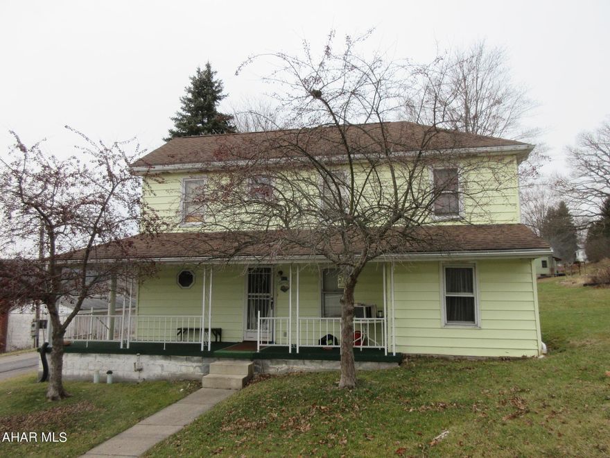 Coalport area 2 story vinyl fixer-upper perfect for handypersons. Large home with nice, level yard. Needs TLC, but could be the perfect investment property of first time home buyer. BUYER PAYS BOTH TRANSFER TAXES.