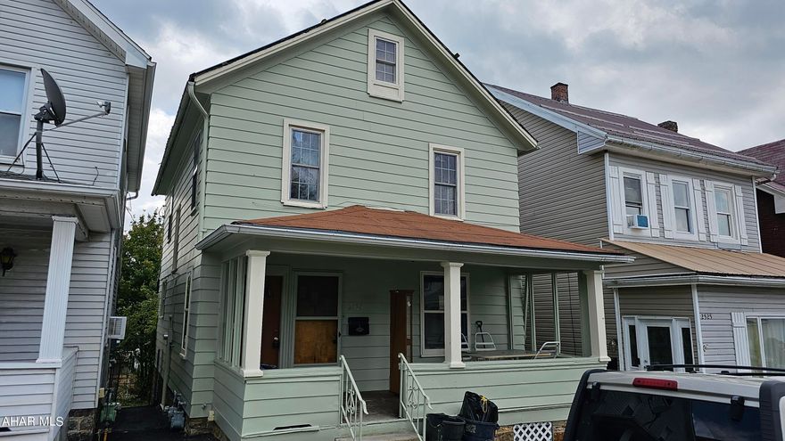 Your chance to own a 2 unit without the need for repairs! Downstairs unit is currently rented and the upstairs unit is ready for its new tenant. Fresh paint upstairs and many hardwood floors. Could be made back into a single family with a little imagination. Downstairs unit is a 1 bedroom,  and upstairs is a 1 or 2 bedroom. Call listing agent for more details.