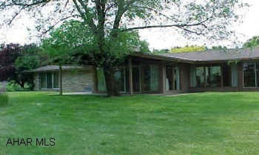 Wonderful California Ranch. 3 heating systems -propane forced air w/ central air. Radiant ceiling & solar. Terrific 22x40 inground heated pool w/ great pool house & covered porch. Tons of natural light & cathedral ceilings.Terrific views yet has privacy. Listing agent to be present.Great for entertaining!