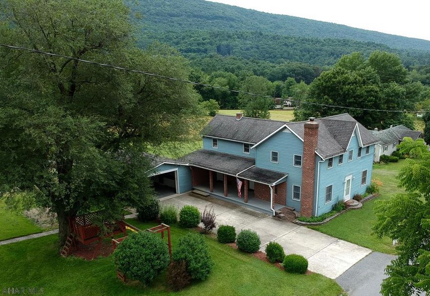 This is a must see farmette in Osterburg!  Situated on approx 5.5 acres and only minutes from I-99, this property has everything you could ask for!  There is a 2 story, 3 bedroom, 1.5 bath home with modern updates.  The home has a large eat-in kitchen, formal dining and living rooms, and a first-floor laundry.  Three large bedrooms upstairs - the master with a walk-in closet.  There is a bank barn with a hayloft, tack room, and stables, as well as a loafing shed.  There is plenty of fenced in area to ride as well as hayfields on the property.  There is also a 2 car attached garage with plenty of additional parking.