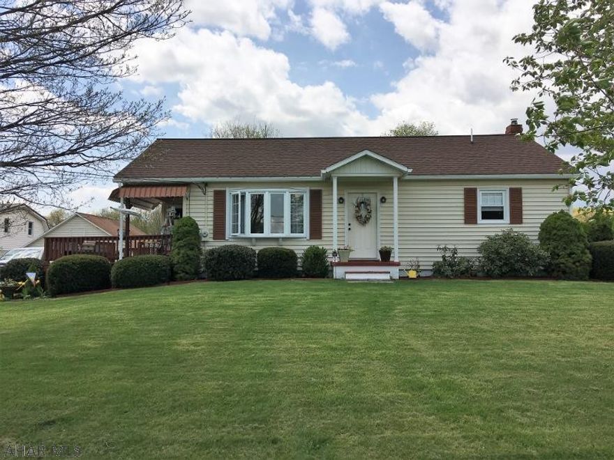 An absolute beauty!  Long list of improvements including roof, water system, radon system, plumbing, waterproofing (transferable lifetime warranty), carpeting, interior and exterior paint/stain. Beautiful mountain views, flat 1.4+ acres, beautifully landscaped.  Excellent buy!