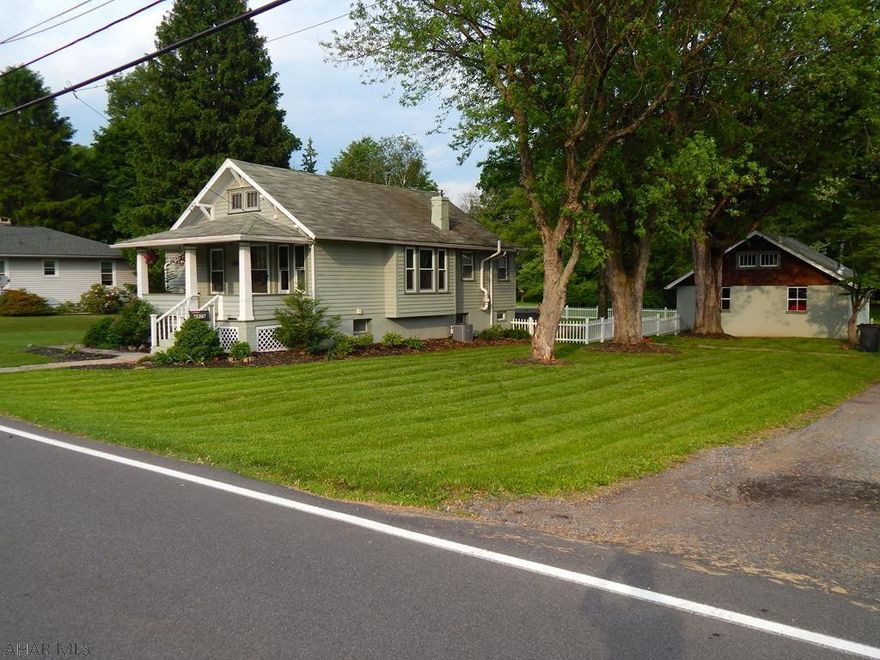 Pleasant 2 BR, 1 BA home in Eldorado on a large level lot with beautiful views out the back. Two car detached garage with work shop area and 2nd floor storage. Patio out back with a hot tub to enjoy with the wild life- very tranquil. Home has all the appliances most everybody would want and a 3/4 finished basement for other interest and has a walkout. Very comfortable!