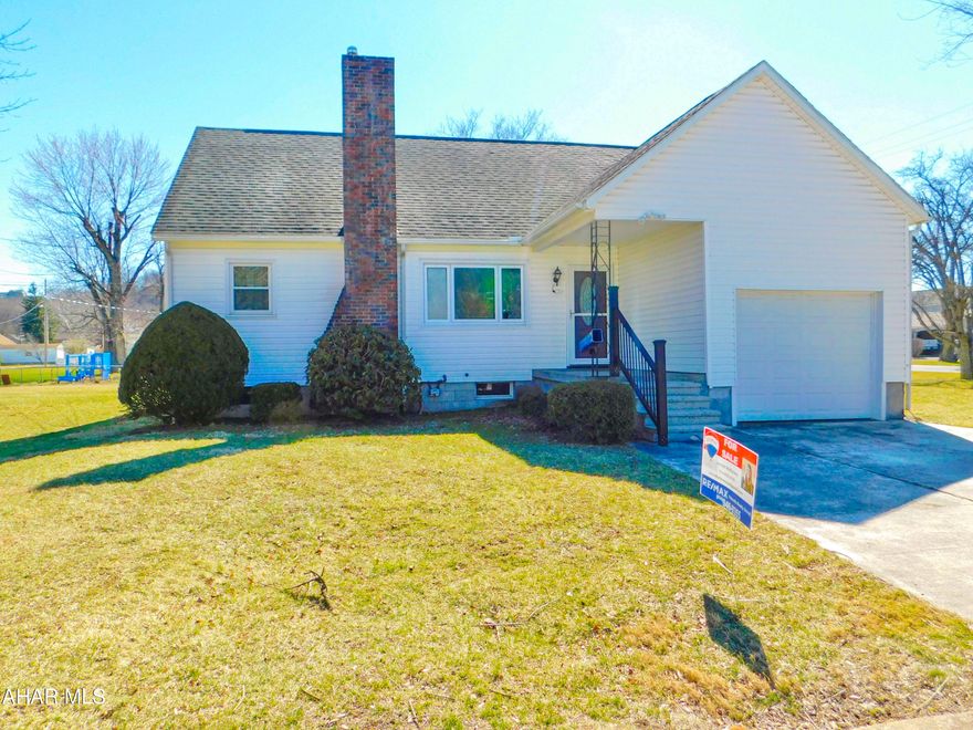 Welcome to this sweet one and a half story home nestled in the heart of Duncansville borough.  Situated on three spacious lots, this property offers plenty of outdoor space while remaining conveniently close to town amenities.
Inside, you'll find beautiful hardwood floors that flow throughout much of the main level adding warmth and character.  The first floor features two comfortable bedrooms, a full bath, and main floor laundry providing convenient one story living.  
Upstairs you'll discover an additional bedroom along with the beginnings of a second bathroom.  The bathroom fixtures are already on site and ready for installation allowing you to easily complete and customize the space to your liking.
An attached one car garage provides the opportunity for secure parking and additional storage.  It currently includes a handicap accessible ramp for easy entry which could also be easily removed to use the garage for traditional purposes.
With its cozy layout, ample lot size, and flexible potential, this Duncansville gem is ready for its next chapter.  So, whether you are a first time homebuyer, downsizing, or looking for a project with solid value, give your real estate agent a call today to set up your private tour!