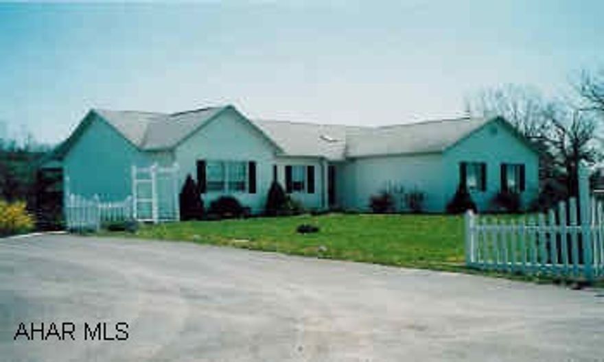 Spacious well maintained home. 4BR/3BA with vinyl siding and large covered deck. Property can be purchased for $134,900. with .9 acre. 1 Acre will be subdivided off to be sold separately for the amount of $25,000.