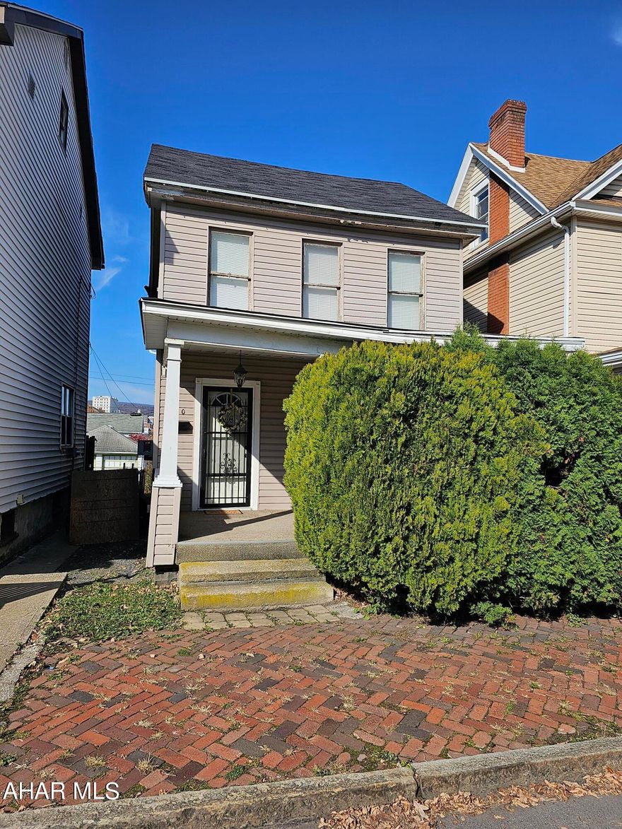 This is an adorable home. Cute private back yard and front porch. Mild cosmetic upgrades and this home will be move in ready. Just a little flooring needed in 2 of the 4 bedrooms! This house is a great deal for the price. Come take a look!