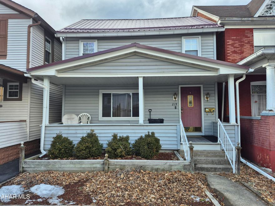 Whether you are looking to add to your rental portfolio, or owner occupy, this may be a great option. This home in Juniata section of Altoona, offers off street parking, new metal roof,  front and back covered porches and lots of updates.  Rental certificate is current and student housing approved. Call for your showing today!