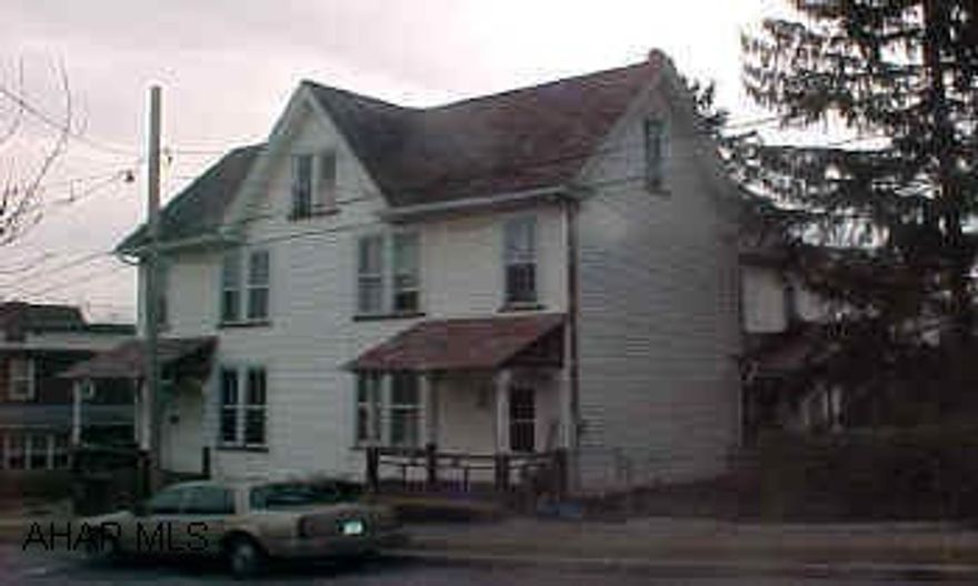 Large duplex - one side vacant. 3 car garage. Roof must be replaced on garage . All utilities are separate.