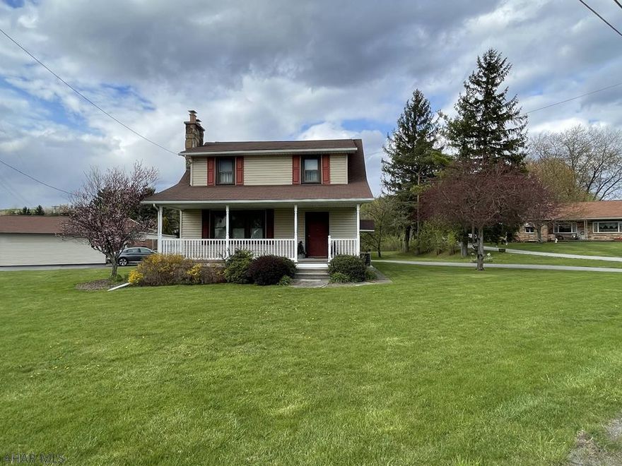 Beautifully maintained home in Bald Eagle, Tyrone School District. Large eat-in kitchen, dining room, and living room on first floor. Living room has a beautiful fireplace with gas logs. The second floor has a bedroom with sitting area, bedroom, and den that could be used as a bedroom - and was by the current owners.