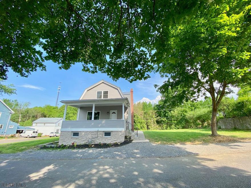 Are you looking for a home to move right in without doing a thing? What a coincidence... Here it is! All new down to the studs, New layout, Kitchen, Baths, flooring, Windows, Furnace, HW tank, Roof, Siding, Electrical, Plumbing, Insulation, Deck, & More. The open layout is so inviting and perfectly planned for efficiency and a modern flow. 1st Floor laundry room and spacious 1/2 bath. 3 Bedrooms on 2nd Floor and a full bath. Oh Hey, did I mention the enormous 100x120 corner lot and off street parking?? Full list of improvements available.