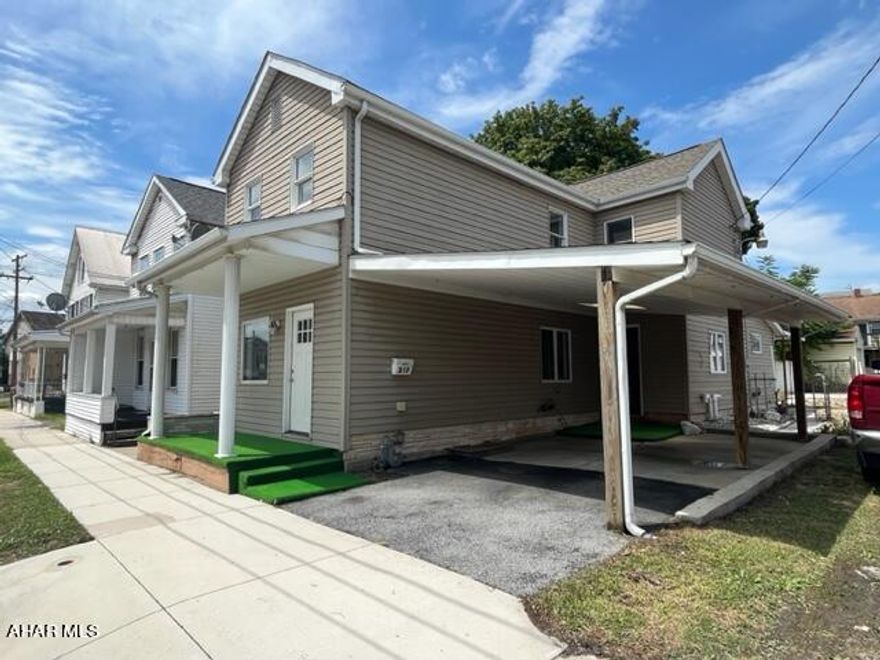 Completely remodeled home in the Borough! 1st floor bath and laundry. 3rd bedroom is captive. completely fenced back yard with covered patio. Attached carport. Nothing to do but move in!! Agent is the owner of the property