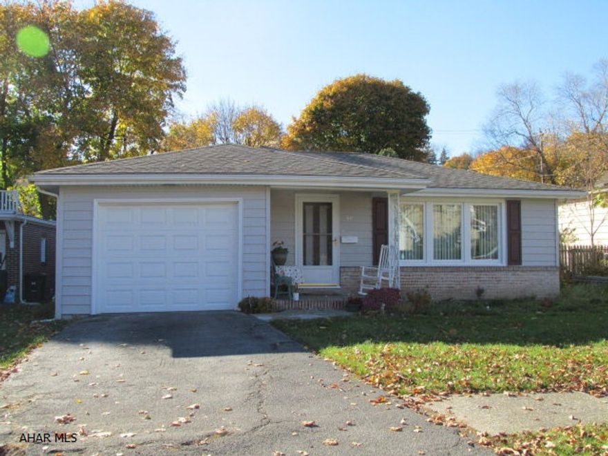 Open, bright - move in condition!!! Sweet 2 bedroom, new central air, deck (composite) upgraded electric 200 AMP Breaker, bath remodeled , new shed, drain system, new doors, new garage door, new kitchen - cabinets have soft close feature & new lighting, new windows. Roof new in 2000. Maintenance free exterior, quiet convenient location in Mansion Park. New attic pull down in garage. New sump pump in basement and loads of storage shelving.  Don't wait on this one.....Move - in!!