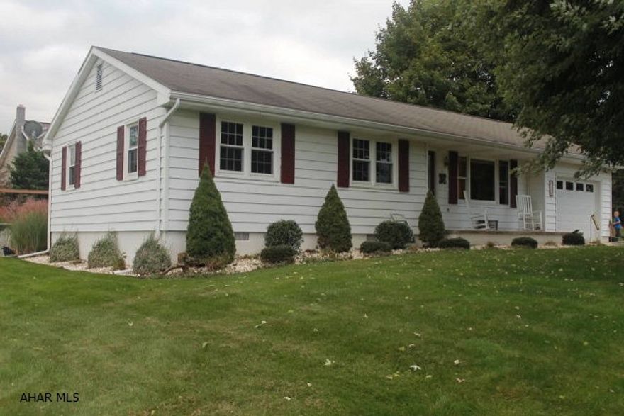 Three bedroom, 1 full bath ranch home in nice residential neighborhood. Home is immaculate and well maintained. Has a detached garage with lots of storage. Large yard. Don't miss this one!