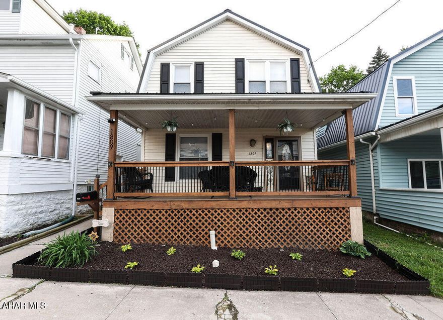 Tucked away behind UPMC Altoona, this 3 bedroom, 1 bathroom home is looking for its next owners whether that be a growing family or first time home buyers. This home is close to all of the amenities of town, but tucked away off the beaten path in a welcoming neighborhood. With recent updates including a new metal roof installed the previous year.  This cozy house is move in ready and just waiting for you to call it home. The first floor boasts a foyer (with direct access via the split staircase to the kitchen), living room, dining room, and kitchen with stainless steel appliances. From the kitchen, there is convenient access to the back yard with the perfect patio for entertaining family and friends, privacy fence, and storage shed. The second floor has 3 bedrooms, a full bathroom, and a conveniently located laundry room with recent cosmetic updates including new flooring and storage cabinets. The refinished front porch is the perfect place for your morning coffee and has a gated entry to keep those little ones and animals in for safety. Schedule your showing today to see this wonderful home and make it your own!