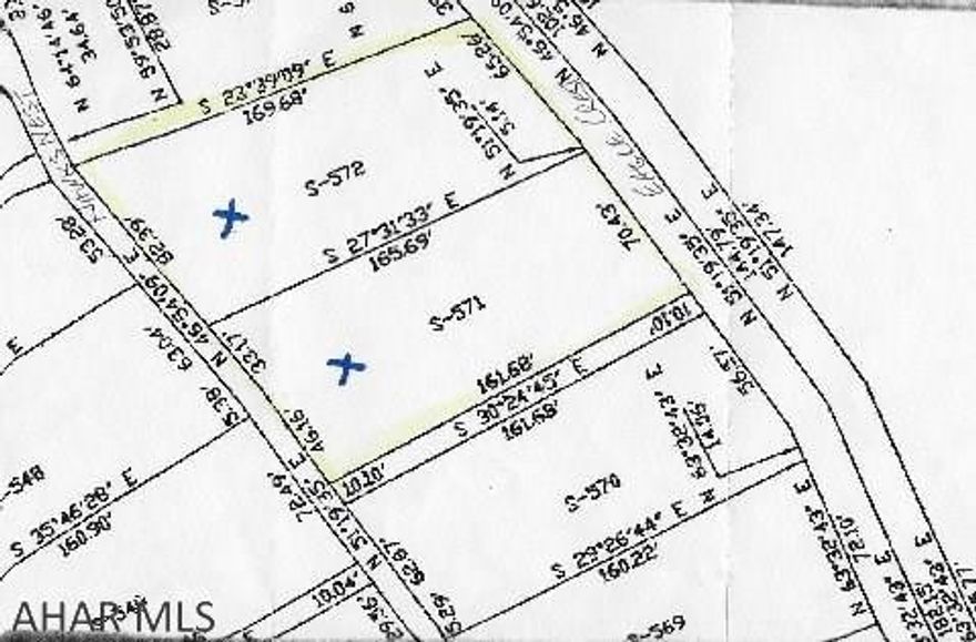 DRASTIC REDUCTION! Beautiful setting in Glendale Yearound! If you plan to build you must see these 2 building lots on .58 acre!  Build your 350 sq ft get away cabin or 1000 sq ft home on these beautiful wooded lots on cul de sac! Lot # 572 has access from cul-de-sac on Hawks Nest as well as Eagle Crest which is in process of being opened.  Lot #571 has access via lot #572 (if buying both lots) as well as Eagle Crest. Enjoy swimming, boating, fishing, camping, 4 wheeling and more in this resort area near Lake Glendale and Price Gallitzin State Park!