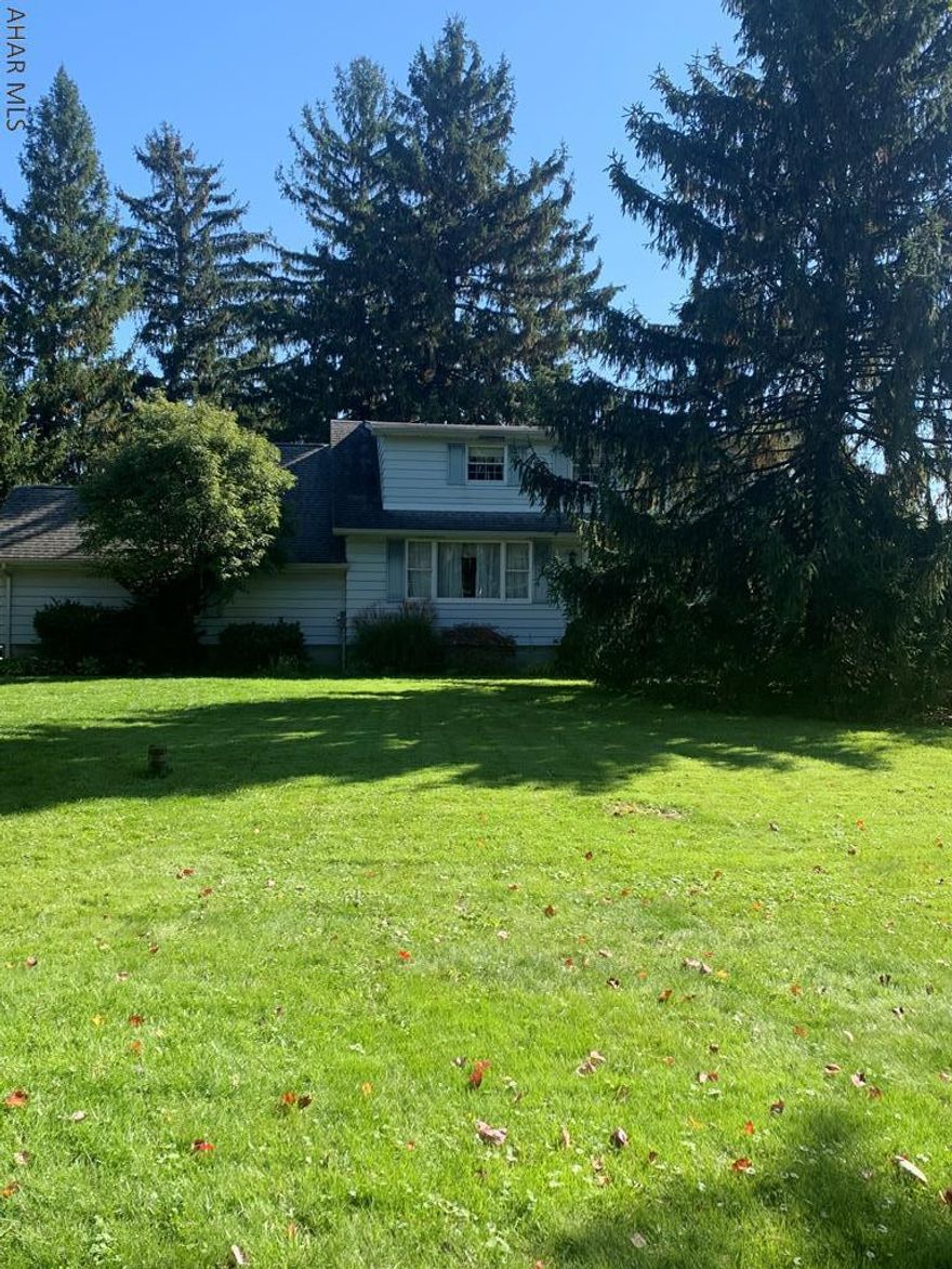 Large 4 BR home in HASD.  It offers large eat-in kitchen that is open to LR.  Two BR on first floor.  Two large bedrooms on second floor with floor bath.  Lower level has large family room with a bar, a summer kitchen perfect for entertaining.  All this on large flat lot.  Home also has a large detached garage and pavilion.  Taxes and square footage is estimated.  No commission paid on sellers assist.