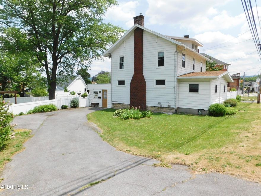 Juniata Gap gem! This home is one to fall in love with!  The oversized flat yard is perfect for summertime. You have a privacy vinyl fence, beautiful patio, pergola and even more space to entertain on your back deck. The kitchen is the perfect size and even features a built in butcher block countertop. The original hardwood floors will steal your heart. The first floor is complete with a 3/4 bathroom and offers Bonus Room to extend your entertaining space. Four 2nd floor bedrooms and a spacious bathroom top it off.  The parking is just as perfect as the home! Call today for your private tour.