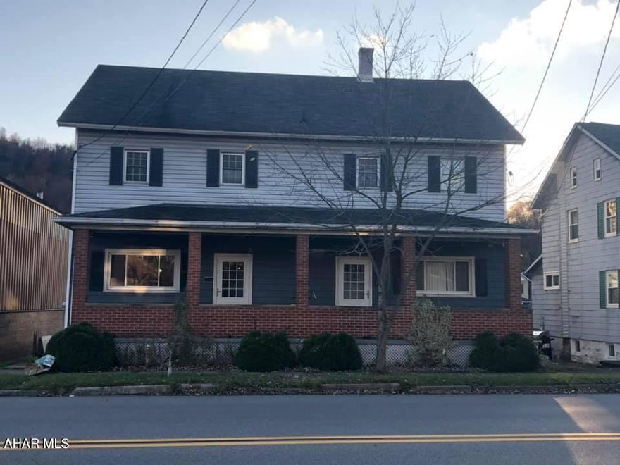 Buyer to verify Sq. Footage, lot size and Taxes.

Unit #1 - $800/month 3 Bedroom, 1 Bath, Kitchen, Dining Room, Living Room, Basement, Attic, Front Porch, Shared Back Porch/Yard
 Unit #2 - $850/month 3 Bedroom, 1 1/2 Bath, Eat-in Kitchen, Living Room, Basement, Attic, Front Porch, Shared Back Porch/Yard 
Oil Heat, each unit has its own washer/dryer hook-up on the main floor, public water/trash, public sewage. 
The property has been well maintained and is a solid rental opportunity. 
- New porch roofs in summer 2024 - New flooring throughout Unit 1 in spring 2023 - Installed washer/dryer hook-ups on main floor summer 2024 - New Unit 2 water heater in summer 2024 - New furnace in Sept 2025 .
Rent includes heat, water/trash (about $140 per month), sewage ($75per month)