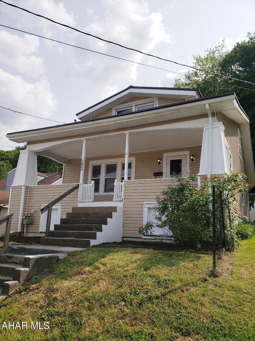 Back on the market due to no fault of the home!! This adorable & affordable updated home is ready for a new buyer! You must see all of the updates including an entirely brand new kitchen with soft close cabinets, TWO full bathrooms (including a lovely soaker tub in second floor bathroom), new paint, new flooring, and a new custom built in the entryway. So much charm has been maintained with the craftsman style mahogany-like wood trim throughout this home. Enjoy views from the spacious front porch and warm summer evenings from the new back patio and the firepit. Plenty of offstreet parking and a fenced in yard rounds out the pros list to this home!