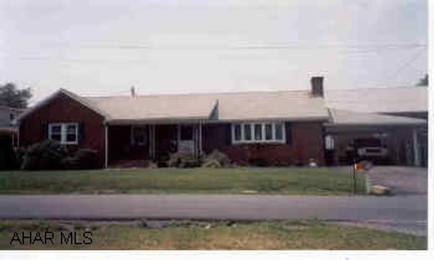 Large well built brick ranch, corner lot included.  Possible owner financing.  Motivated Seller!