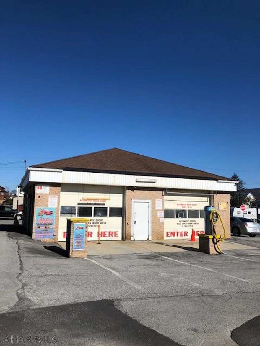 Two bay automatic car wash located in a quite neighborhood of Altoona. This location is the perfect area to have a money making business. Currently priced far below appraised and assessed values. Great passive income. Bring your qualified offers.