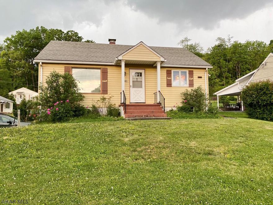 Looking to downsize or just starting out, this home is the perfect, located in the Borough of Huntingdon, with that out of town feel.  A nice screened porch in the rear for enjoying those summer evenings.  Low maintenance living in this cozy cottage style home with easy commute to State College area.   Original hardwood floors in the living area, hallway, and bedrooms on first floor.  The second bedroom on first floor also has the potential to be used as an additional dining area or den.  The second floor has a large room for guest quarters, playroom or den.  Off-street parking with a one-car integral garage.  Don't miss out on this opportunity to home ownership, call today.