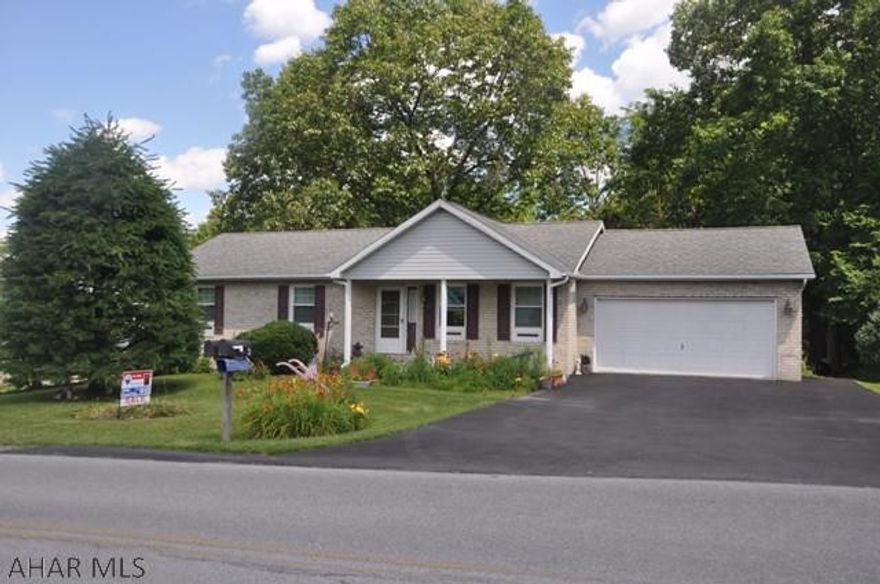 Ready to move into ranch on private lot in Logan Township. Home offers E/I kitchen that was updated 5 years ago with ceramic, cupboards and counters, large living room, a master with own private bath. The lower level is ready to be finished for additional living space. It has a walkout basement onto private lot with mature trees and landscaping. Entertaining would be easy under large covered deck. Additional storage in 2 car garage and lower level. All for $189,900.