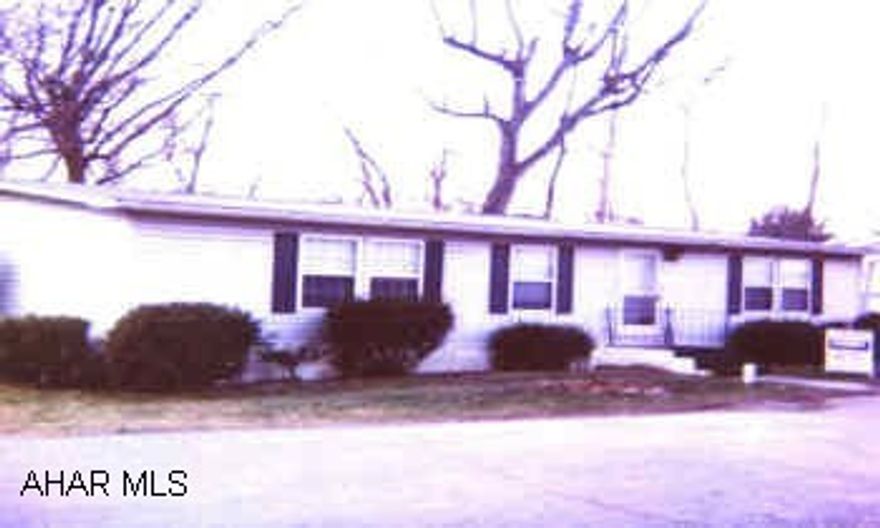 1 STORY DOUBLE WIDE. 1989 PINE GROVE MOBILE. VERY NICE PROPERTY. LAST HOME ON RIGHT ON MORRISEY DRIVE. DEAD END. $125 LOT RENT INCLUDES GARAGE & SHED. DOG IN GARAGE. DO NOT ENTER.