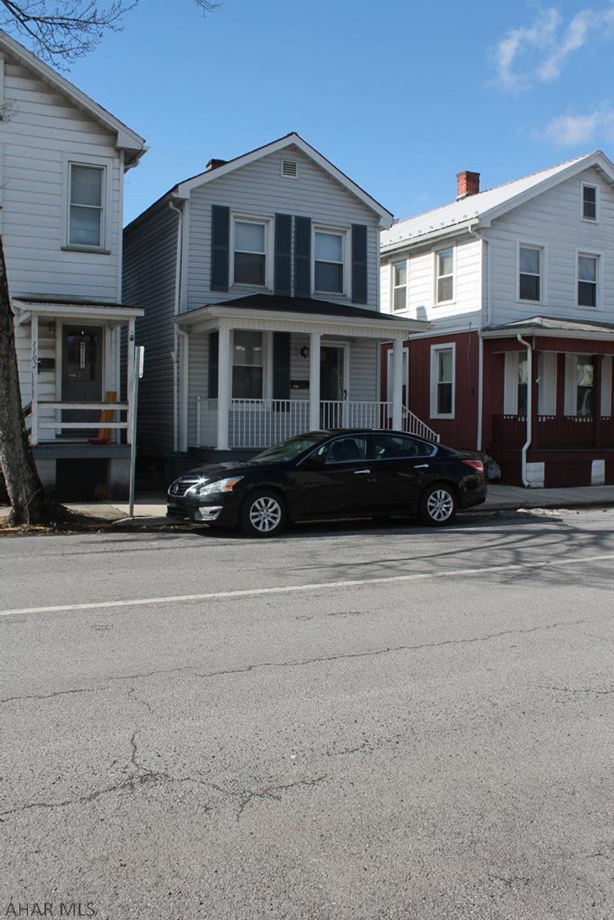 This home has 2 bedrooms and one with a large walk in closet , a full bath and First floor laundry..Also features a nice patio out back for entertaining and a cozy front porch. And a LARGE barn style 1 car garage with space above endless possibilities .