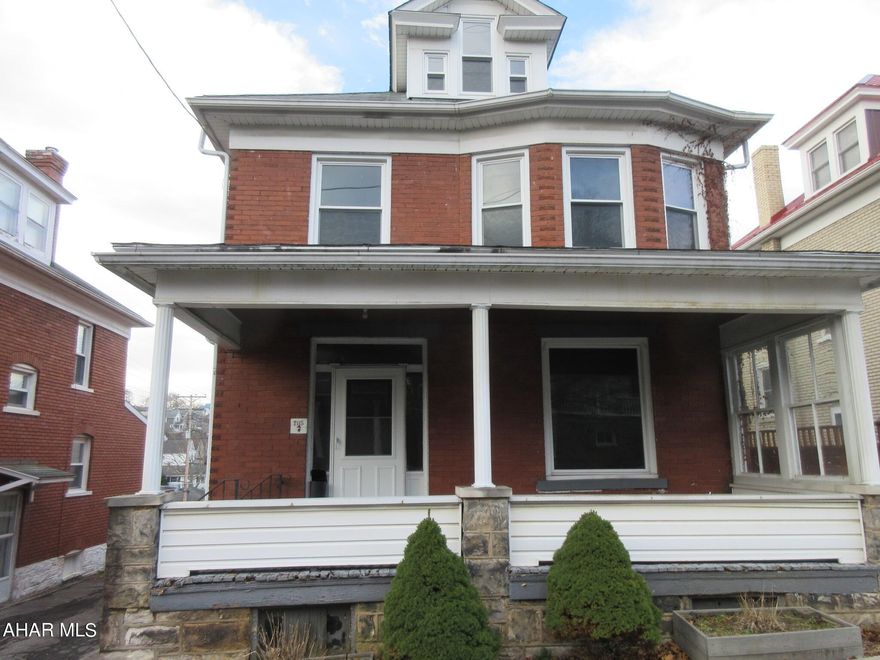 Large brick Altoona 2 story home with character and charm throughout! Perfect for investors or handy persons. Features 3 bedrooms, 1 baths, large living room, formal dining and loads of possibilties. AS-IS sale. Seller will make no repairs.