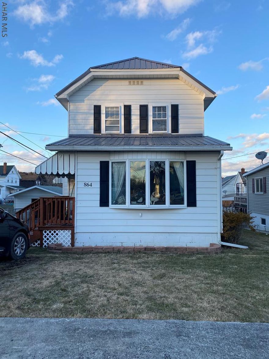 Adorable home in Altoona school district - mere minutes from shopping and restaurants!  This spacious 2 bedroom, 1.5 bathroom home was recently refreshed throughout and is ready for a new owner.  Beautiful sunroom to get the most out of warmer weather leads out to a fenced-in yard.  Full basement has plenty of space for storage, a workbench, laundry, and half bathroom.  1 car, detached garage at the end of the shared driveway.  Call today for your private tour!