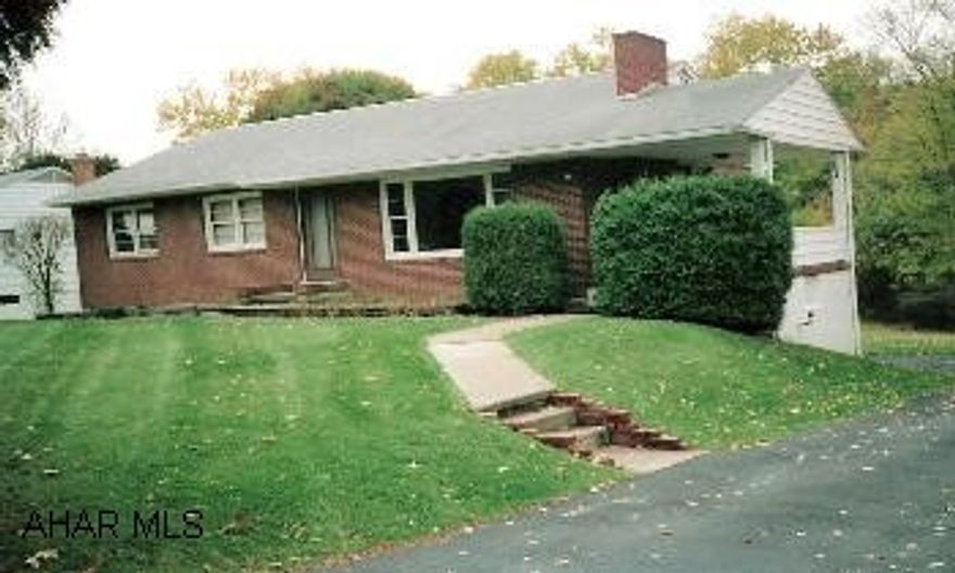 All brick ranch in much desired Meadowbrook Terrace. Beautiful setting, stream and woods behind. Large yard, hardwood floors, fireplace, large side porch, large walk-up attic.