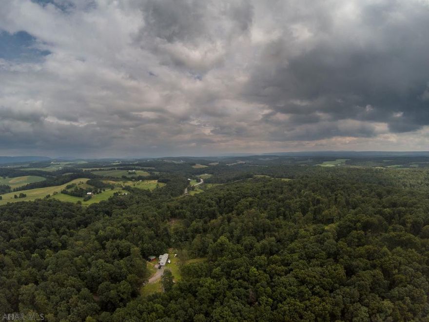 Private, nicely secluded and abundant in wildlife- this has always been great hunting! Mostly wooded with room for you to enjoy nature. The Clearing that sits back from the road up the Lane, holds a mobile home that has been remodeled- use as your residence or build your own dream cabin. An outdoor furnace with a unlimited supply of wood is a warm solution for your heating needs!Close to State Game Lands and various streams to fish. Newer garage, pond on the property. Living space has updates: Open floor plan, new tile floors, new sink fixtures, remodeled bathroom, granite countertops and MORE...