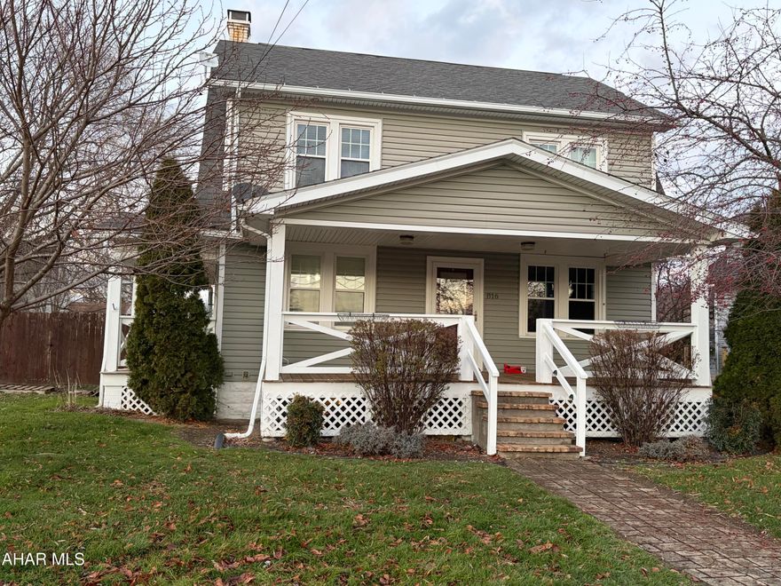 This move in ready home in the quaint Borough of Newry is waiting for new owners. Inside you will love the space in each room as well as the beauty of the hardwood floors.  Great storage in the attic or basement for your convenience too! Outside the spacious level yard is ready for all of your toys for play.  The covered porch is a great place to relax also.  Public water and sewer but the outside faucets are hooked into the well water; a nice cost saving feature.