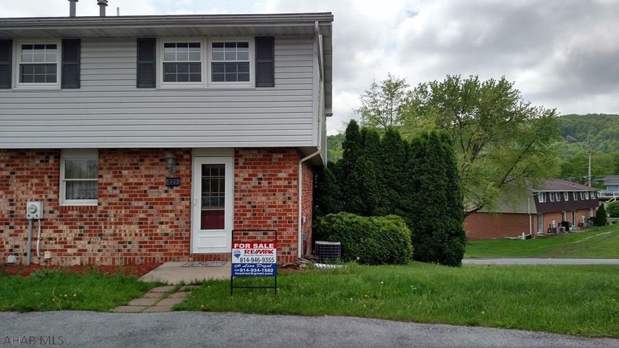 You will love the view from this very spacious, 3 bedroom townhouse in Maple Hollow. This corner unit is on a double lot and is NOT part of the association; therefore, there are no HOA fees. That, in itself, is a rare find. Improvements include: an updated bathroom, newer flooring, modern light fixtures, recently painted interior, and newer windows. It has gas forced air heat and central air conditioning. In addition, it has electric heat as a 2nd source. Off street parking.  OPEN HOUSE:  Sunday, May 27, 1-3 p.m.