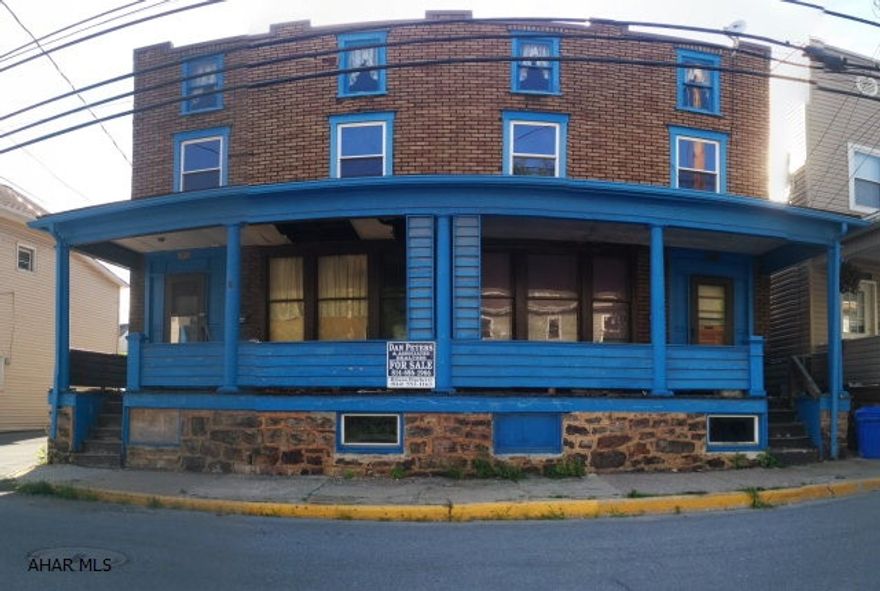 HUGE PRICE REDUCTION!!! Investors, take a look because this one is for you!  This duplex has a brand new roof (June 2015) and utility meters are all separate by unit.  Each unit includes a living room, dining area, kitchen, 3 bedrooms, and a full bath. A little finish work on the interior & you can be generating income! Off street parking in back of property. Sale as is, seller to make no repairs.