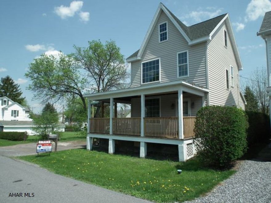 Home has been completely updated, large kitchen has tile block floor, generous ceramic counters, all stainless steel appliances, laundry off kitchen (front loading W/D included). Bonus room that could be a 2nd bath. Dining room with laminate floors (current owners using as play room) and nicely finished living room. 2 Large bedrooms and oversized bathroom with separate whirlpool tub and W/I shower. All newer mechanics. Also included with sale are 3 window units, shelves in DR, window blinds, TV mount. The house was approved for a VA loian but deal din't go through because of buyers credit.