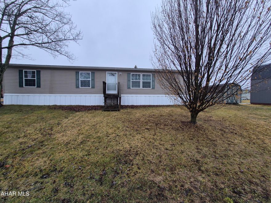 This well-maintained 3-bedroom, 2-bath mobile home located in Willowbrook Community. This move-in ready home features a spacious living area, a bright kitchen with ample cabinetry, and a primary bedroom with a private full bath. Two additional bedrooms and a second full bathroom provide plenty of space. As a bonus this home features a bonus room perfect for a home office. Conveniently located near shopping, dining, and other amenities in Duncansville and nearby Altoona. A great opportunity for comfortable, low-maintenance living.