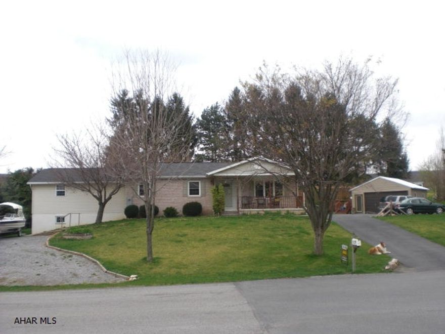 Spacious rancher on large (double) lot located in a lovely development in Tipton.  Finished basement (Man's Cave!) with room for a pool table.  Private entrance to the basement could be added for access from the gravel driveway to make a rental.  Plumbing is in place for an additional laundry room on the first floor.