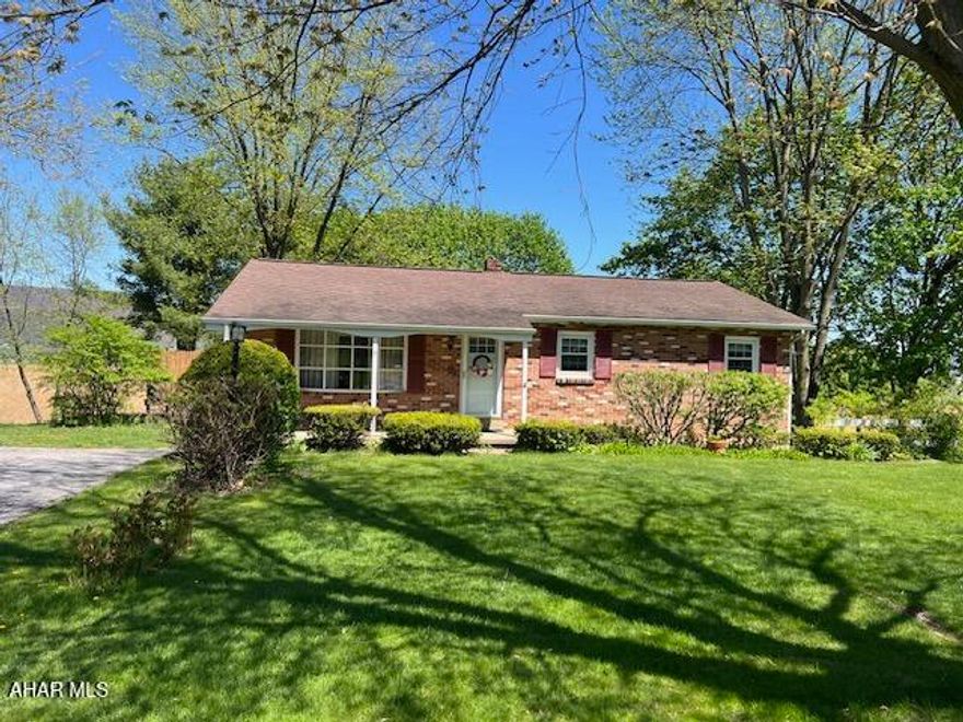 Charming One-Story Home on Cove Lane Rd, Roaring Spring, PA. Welcome to this beautifully maintained one-story home nestled on the serene and highly
desirable Cove Lane Road in Roaring Spring, Pennsylvania. Perfectly situated in a quiet, friendly neighborhood with picturesque views, this property offers the ideal blend of comfort, convenience, and country charm. This property has three bedrooms and two full bathrooms, providing ample space for daily
activities and hosting guests. The main level boasts a warm, open layout with a cozy living area, a bright and functional eat in kitchen great for preparing meals or entertaining guests. Downstairs, you will find a fully finished basement with a large family room, perfect for movie nights or game days, and a built-in wet bar that is ideal for hosting friends and celebrating special occasions. Whether you are entertaining or just relaxing, this lower-level space offers endless versatility.
Just a short drive from shops, schools, and local parks, this home offers the charm of small-town living with the comfort of modern amenities. Whether you are a first-time buyer, or looking to downsize to single level living with extra space to enjoy, this is the perfect place to call home.