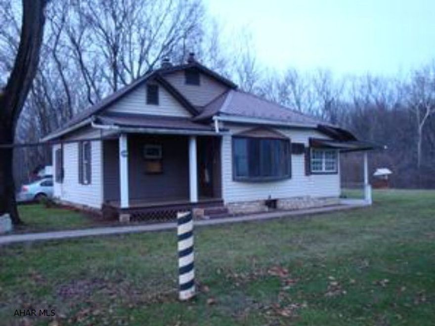 Physical address is 111 Railroad St, Mapleton Depot, PA 17052  There is a fireplace but unsure of fuel type and its working status.