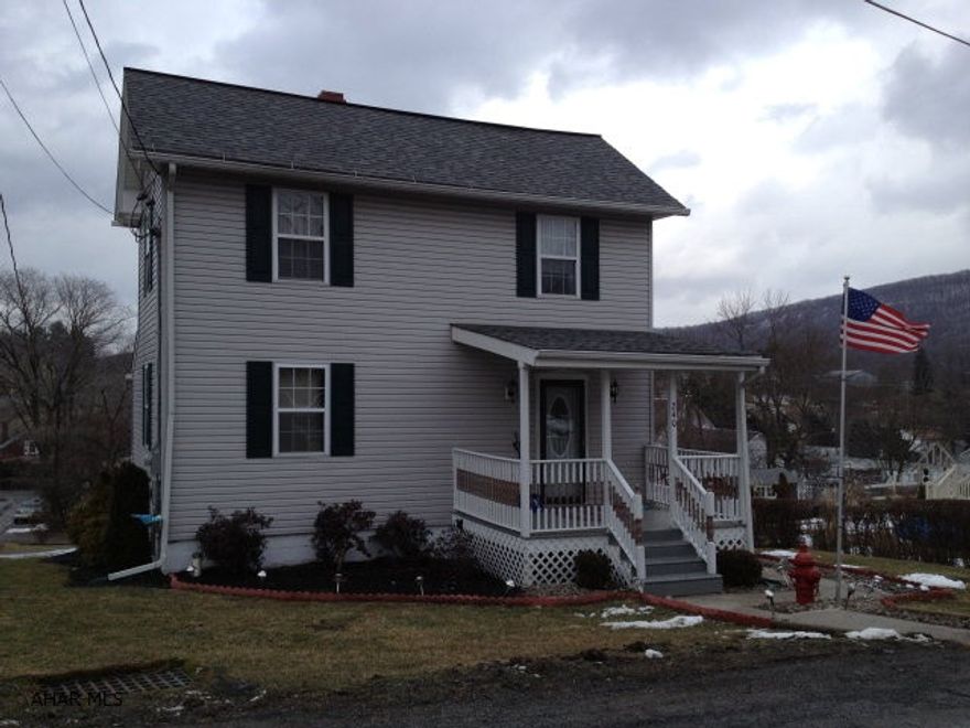 Fantastic 3BR/1.5BA home in Tyrone School District. This home has so much to offer! Sits on a corner lot, newer siding, electrical upgraded to 200 amp service, large spacious rooms, half bath on the main floor and a large covered deck off the kitchen great for enjoying the soon summer days! The full basement provides storage space & laundry room that are both unfinished, but a family room with a bar area. There's a walk-out from the laundry room to a privately fenced in area.