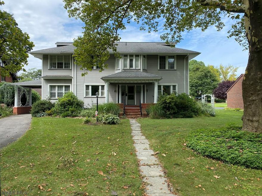 MOTIVATED SELLERS!! Large four bedroom, three bath home in the desired Mansion Park area. Enter this home into the foyer that features a grand staircase. Hardwood floors throughout. The kitchen is spacious with plenty of cabinets for storage. Enjoy those cold winter nights by the large gas fireplace. Upstairs you will find four bedrooms and two full baths. There is an additional room off of two of the bedrooms that could be used as a closet or bonus room. Plenty of parking outdoors with two drive way entrances to the home and a two car garage with an attached carport. There is a also a small fish pond out back. Electrical system was just upgraded in 2021.