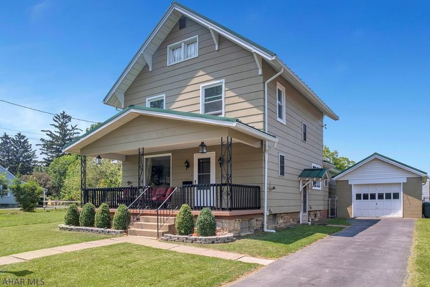 Charming 4 bedroom home in Hollidaysburg Area School District (Longer Elementary) situated on a large level lot in a quiet neighborhood. Features include a first floor master bedroom with en suite, spectacular galley style eat-in kitchen leading to a Florida room, and a meticulously landscaped outdoor space including a deck, patio and fire pit to provide hours of enjoyment. This home is well-maintained and energy efficient with an updated electrical system and new hot water tank. Off street parking with a paved driveway and garage. Low taxes. Check out our 3D virtual tour and schedule a showing today.