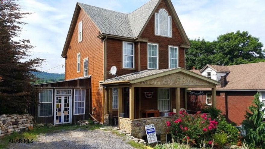 The house was rewired, replumbed, redrywalled and insulated 10 years ago. 25 new windows. Large bedrooms with walk in closets. Siding is stained. Yard is professionally landscaped including many unusual and rare trees and shrubs. A small Japanese garden, knot garden and a dwarf conifer garden. Structure is magnificent. Small in ground pool repainted & ready for use that has a new pump.