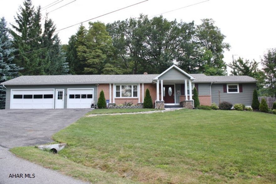 Looking for the perfect home in the perfect setting? This rancher offers main floor living with many more modern conveniences. Kitchen is completely updated with custom cabinets, quartz countertops & SS appliances. Open concept living room to kitchen with original hardwood floors in living room. 2 full baths on main floor with granite countertops. Master suite with walk-in closets & on-suite is a fantastic size with sliding glass doors to deck surrounding in-ground pool. The pool offers you relaxation during those hot summer months! There is a new pool liner that was installed in 2012, but the pool was not opened in 2013. Pool shed gives you the perfect space to store equipment & there's even room to have a picnic table underneath. 3 car garage.