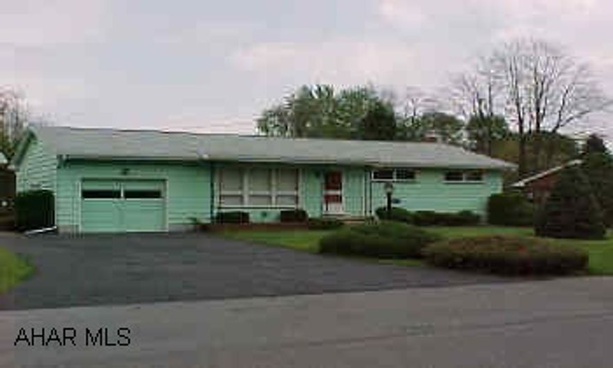 Well built rancher on beautiful landscaped lot. Newer roof hardwood floors & carpet