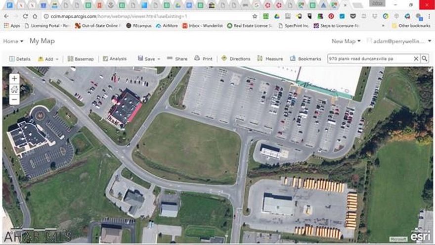 Vacant corner lot located at the corner of Patchway and Glimcher, directly across from the Martin's Plaza in Duncansville.  Perfect site, with high traffic flow (12000cars per day) for your next professional office, bank, studio or business.  CHECK BACK FOR DRONE VIDEO!