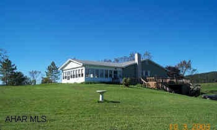 On 866 in Williamsburg- Right on High Street-Left on 2nd Street, 2nd Street becomes Lower Clover Rd.-Go 1.7 MilesTurn Rt on Mill Hill Rd.- on left On 866 in Williamsburg- Right on High Street-Left on 2nd Street, 2nd Street becomes Lower Clover Rd.-Go 1.7 MilesTurn Rt on Mill Hill Rd.- on left- Awesome Views- Country Living Galore-Huge Sunroom in Rear- Well Kept-2000 + SQ FT.1.9 Acres- Should go Qwik